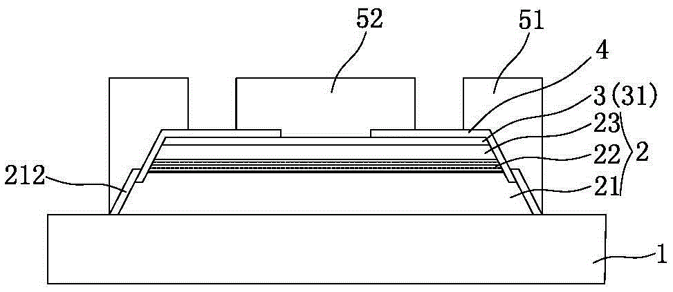 LED chip structure capable of increasing light-emitting area and manufacturing method