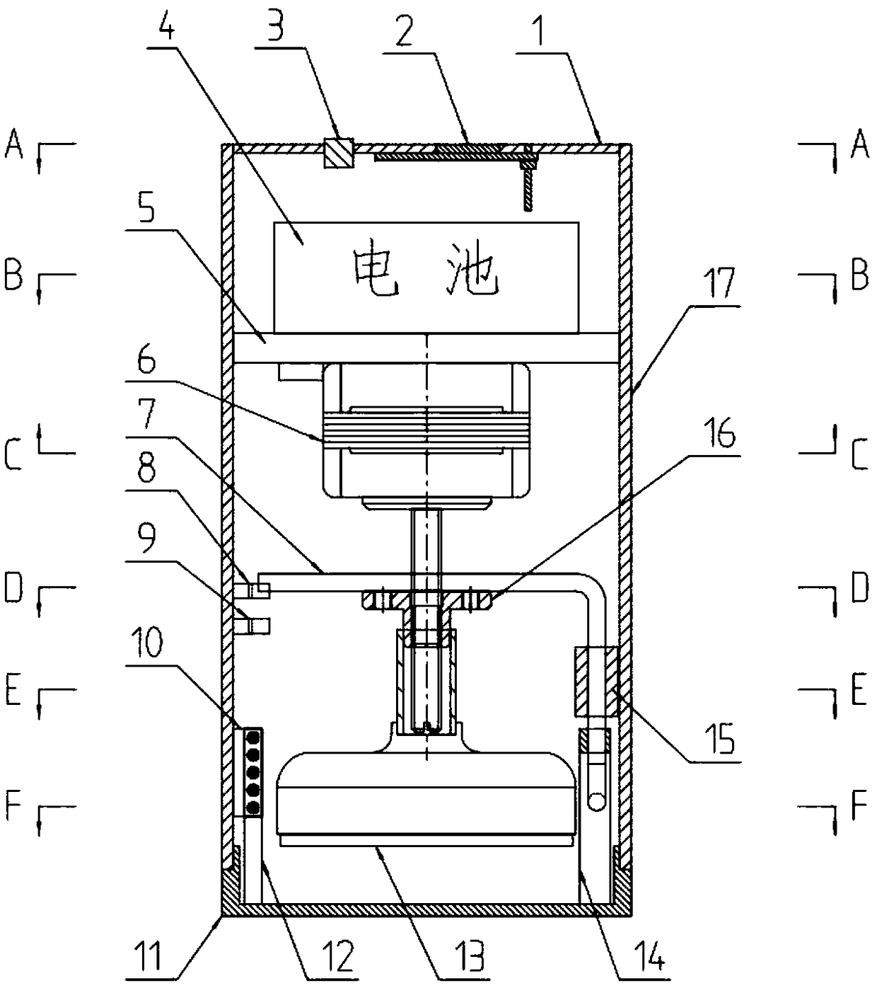 Automatic pressing secret key lock buckle seal