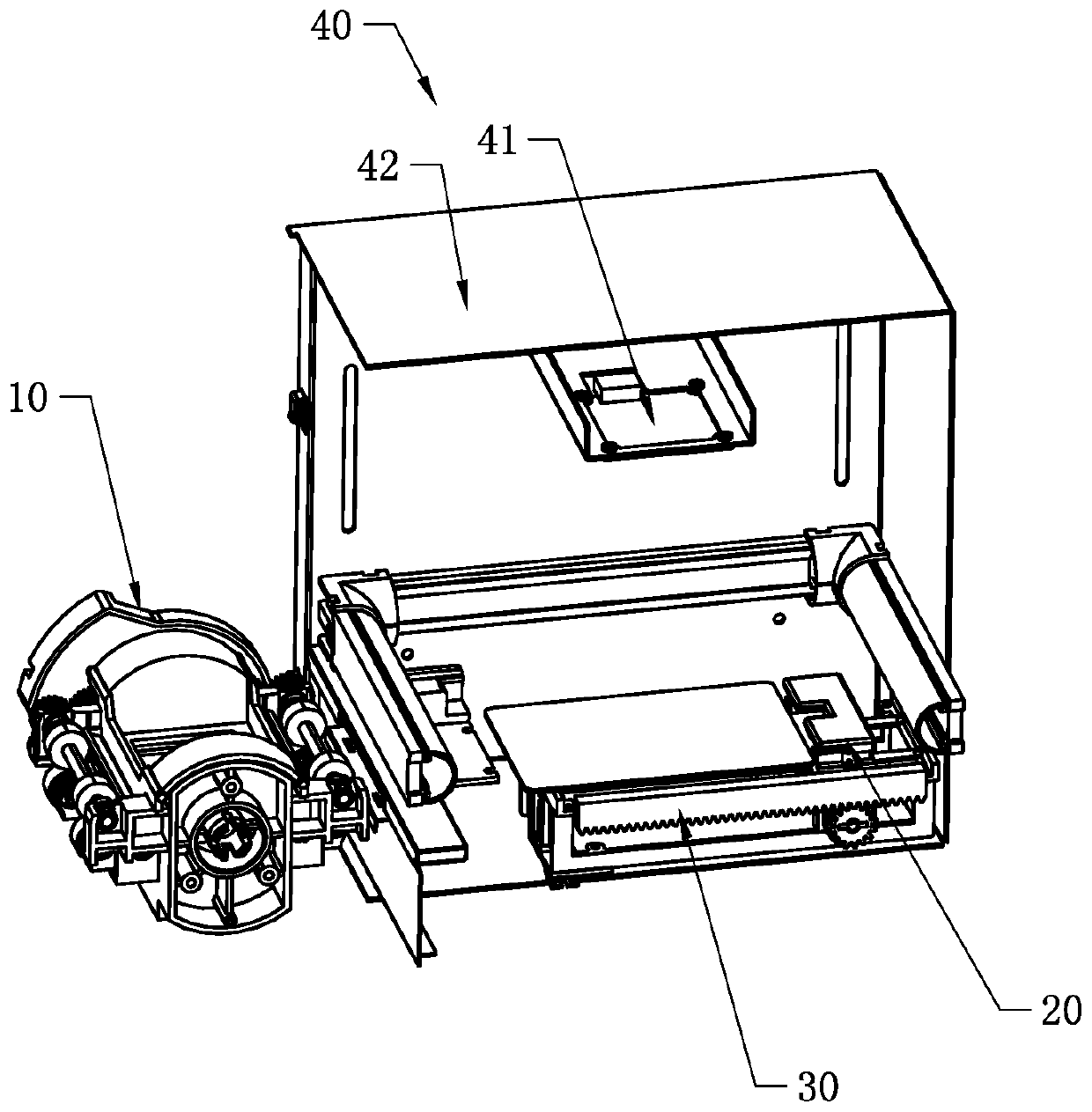 Transferring structure and printer