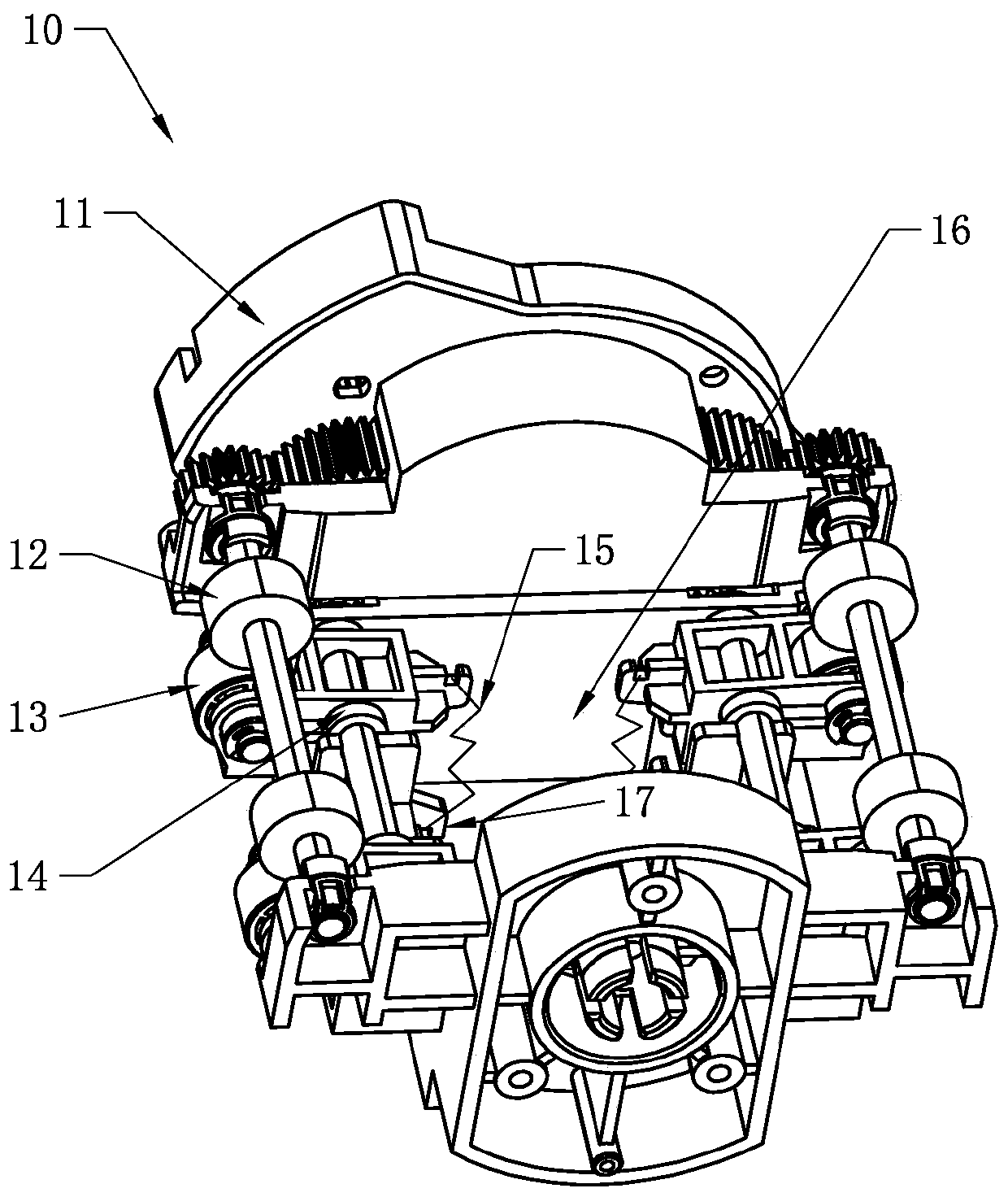 Transferring structure and printer