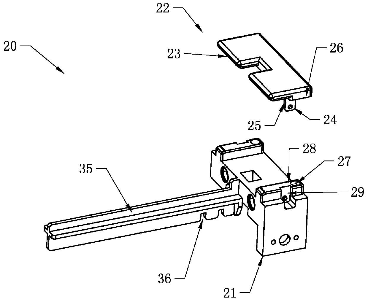 Transferring structure and printer