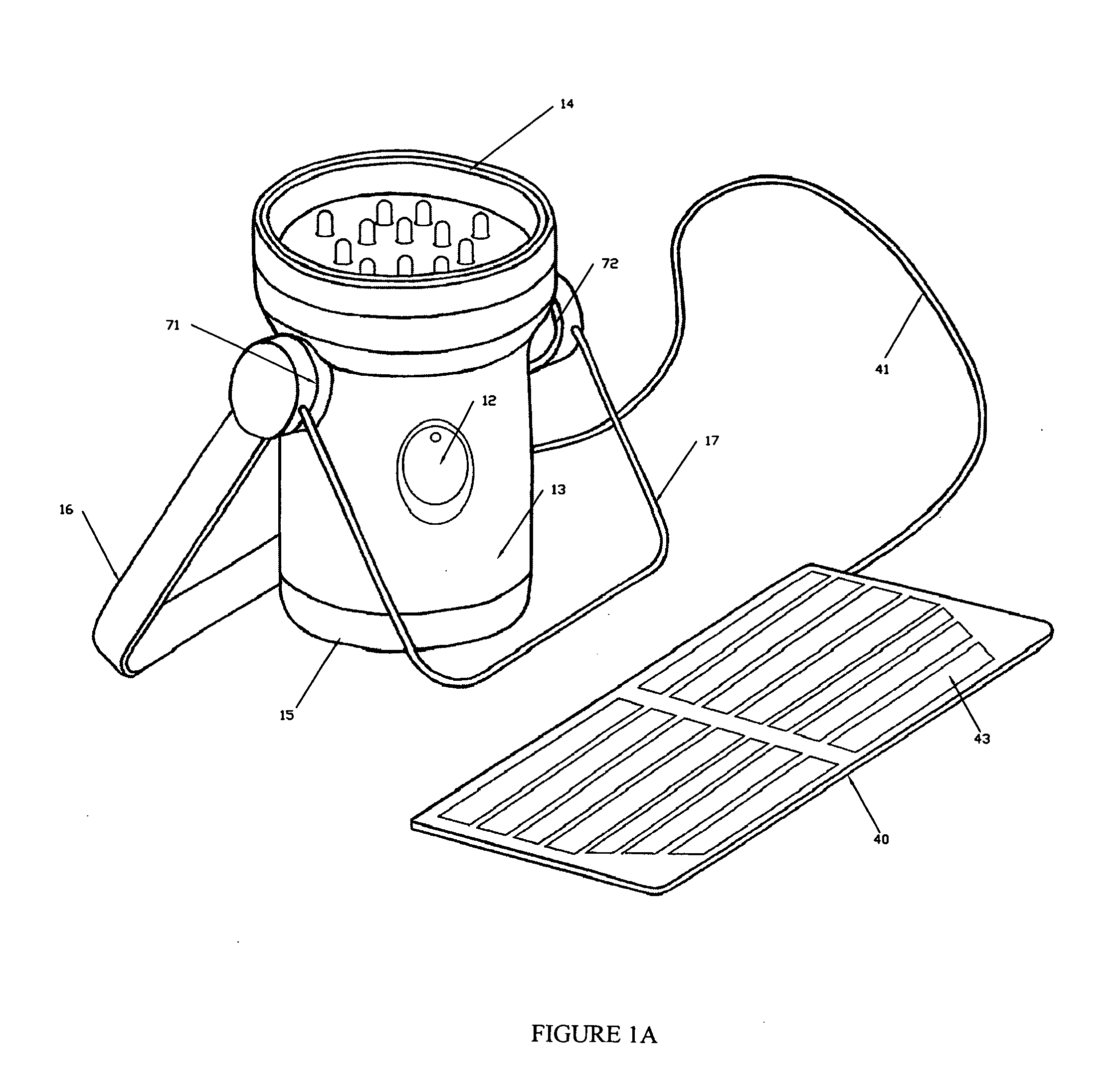 Solar rechargeable lantern