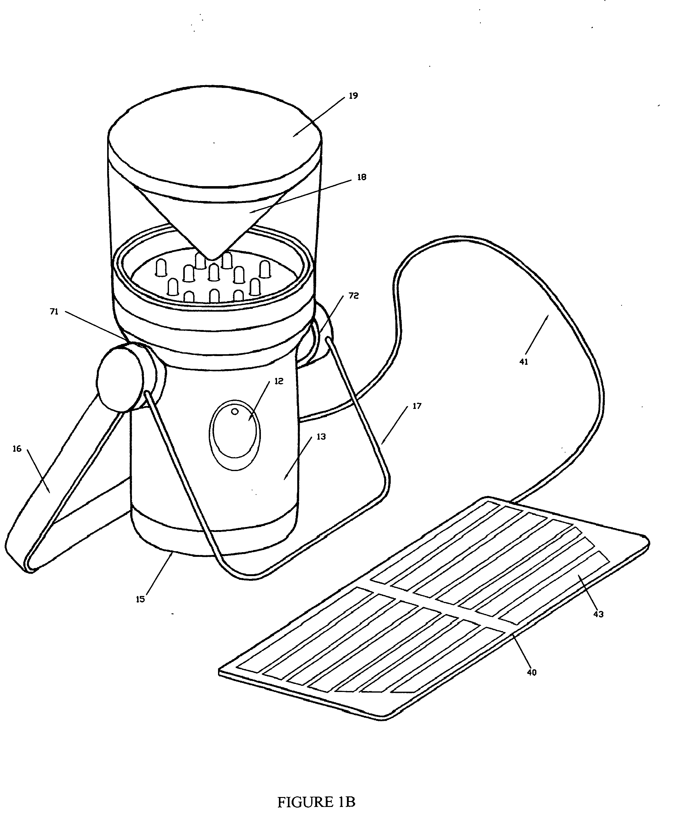 Solar rechargeable lantern