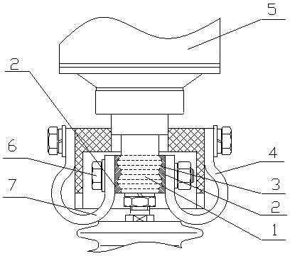 Connecting structure for vacuum arc-extinguishing chamber moving contact and conductive holder