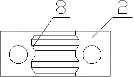 Connecting structure for vacuum arc-extinguishing chamber moving contact and conductive holder