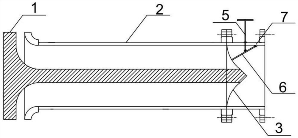 High-temperature corrosion-resistant nozzle for coal-fired power station