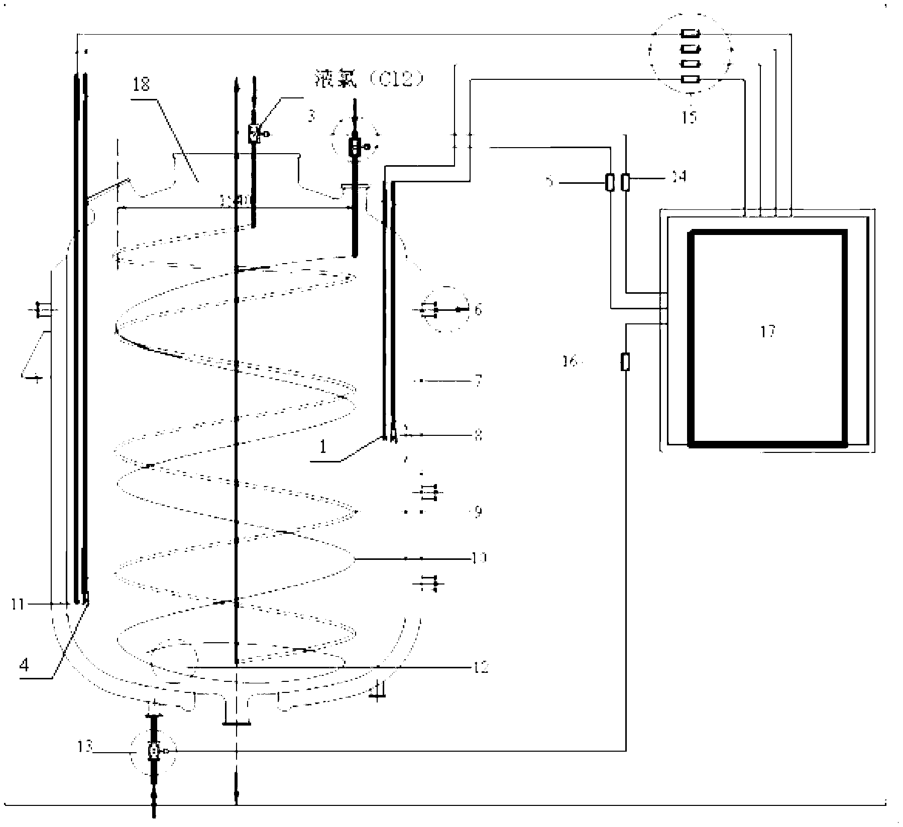 Method and device for producing sodium hypochlorite