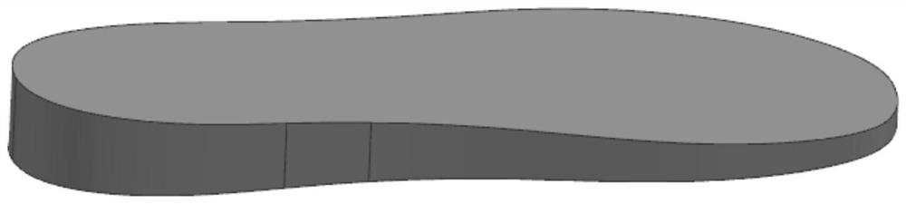 Design method of sole model of cushioning structure in heel area of ​​a shoe sole