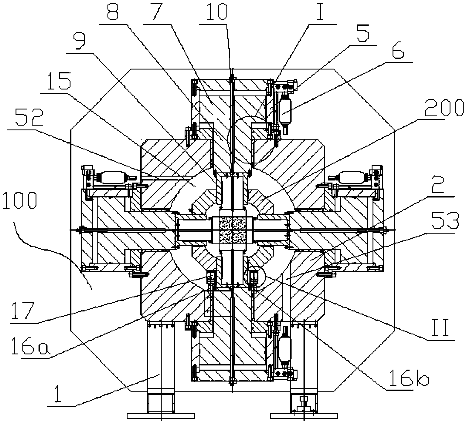 Coal sample seepage test method under true triaxial state