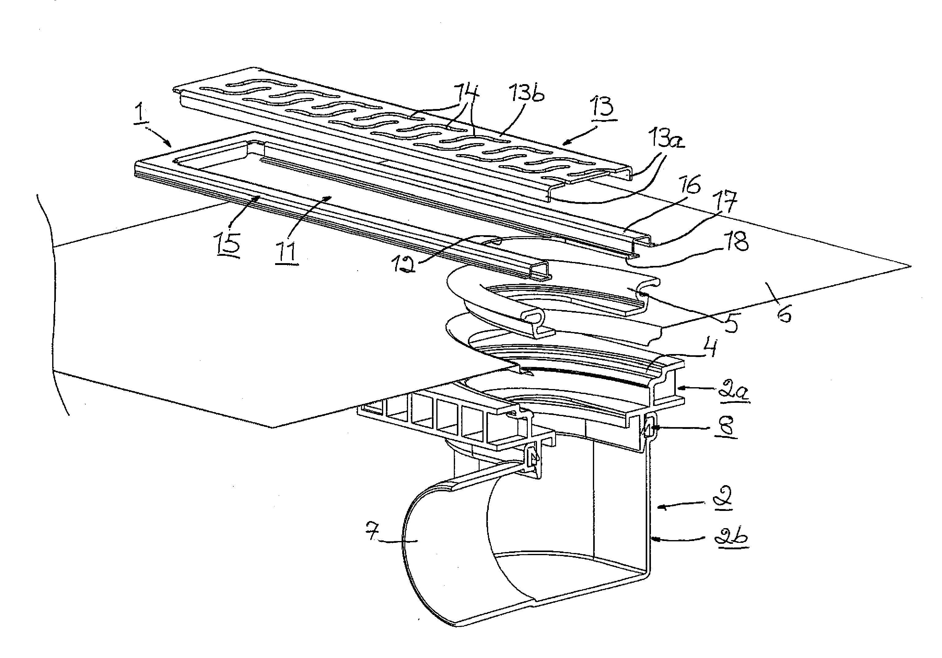 Drain and inlet member for drain