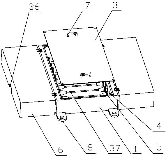 Optical cable butt joint box for intelligent transformer station simulation test
