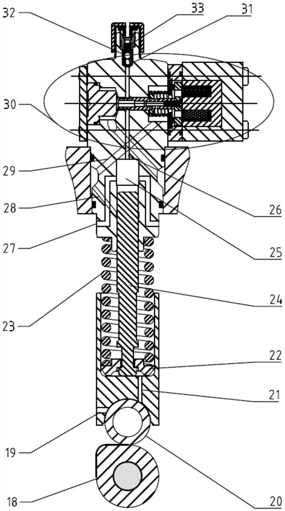 Liquid ammonia direct cooling-diesel oil dual-fuel integrated hybrid power system