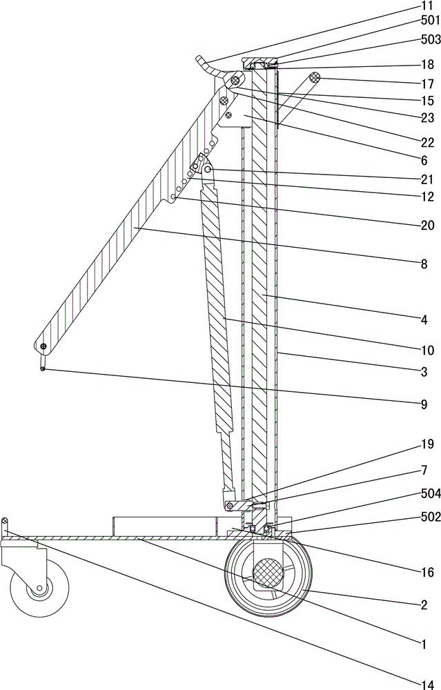 A pneumatic impact wrench auxiliary device