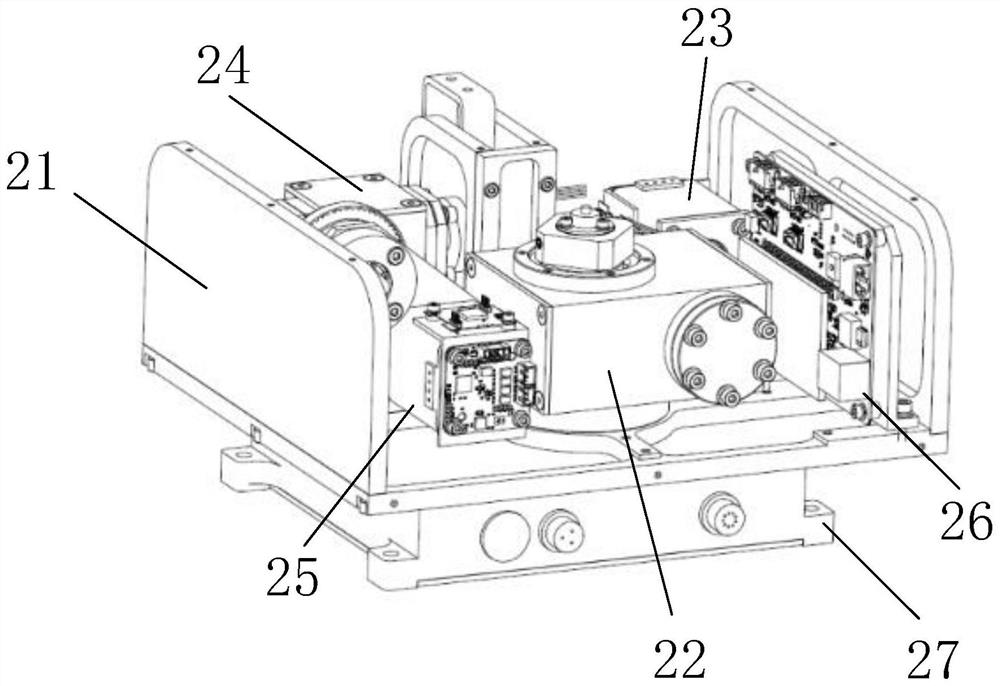 Laser scanning device and laser scanning method