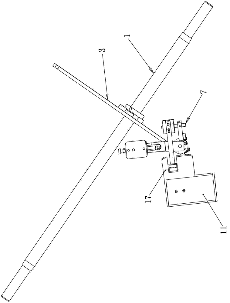 Element disassembling mechanism of acupuncture needle automatic handle winding machine