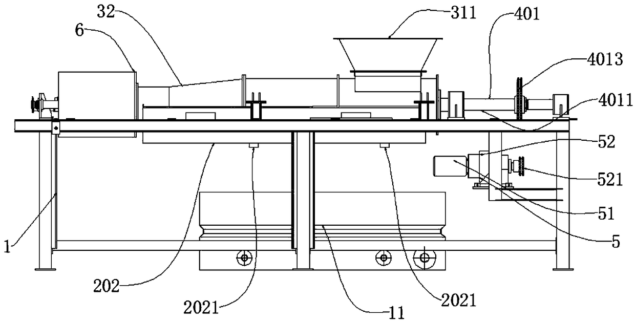 Screw compressor used for kitchen waste dewatering