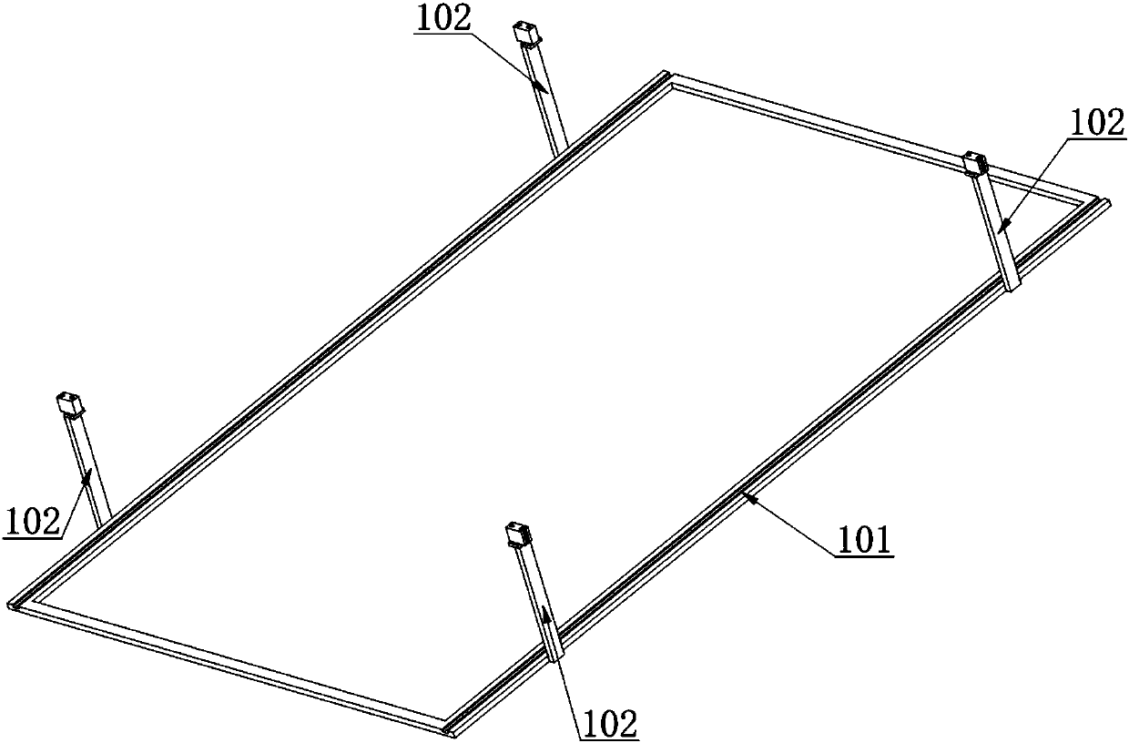 The synchronous position can be adjusted at will, and the image type four-wheel aligner calibration device