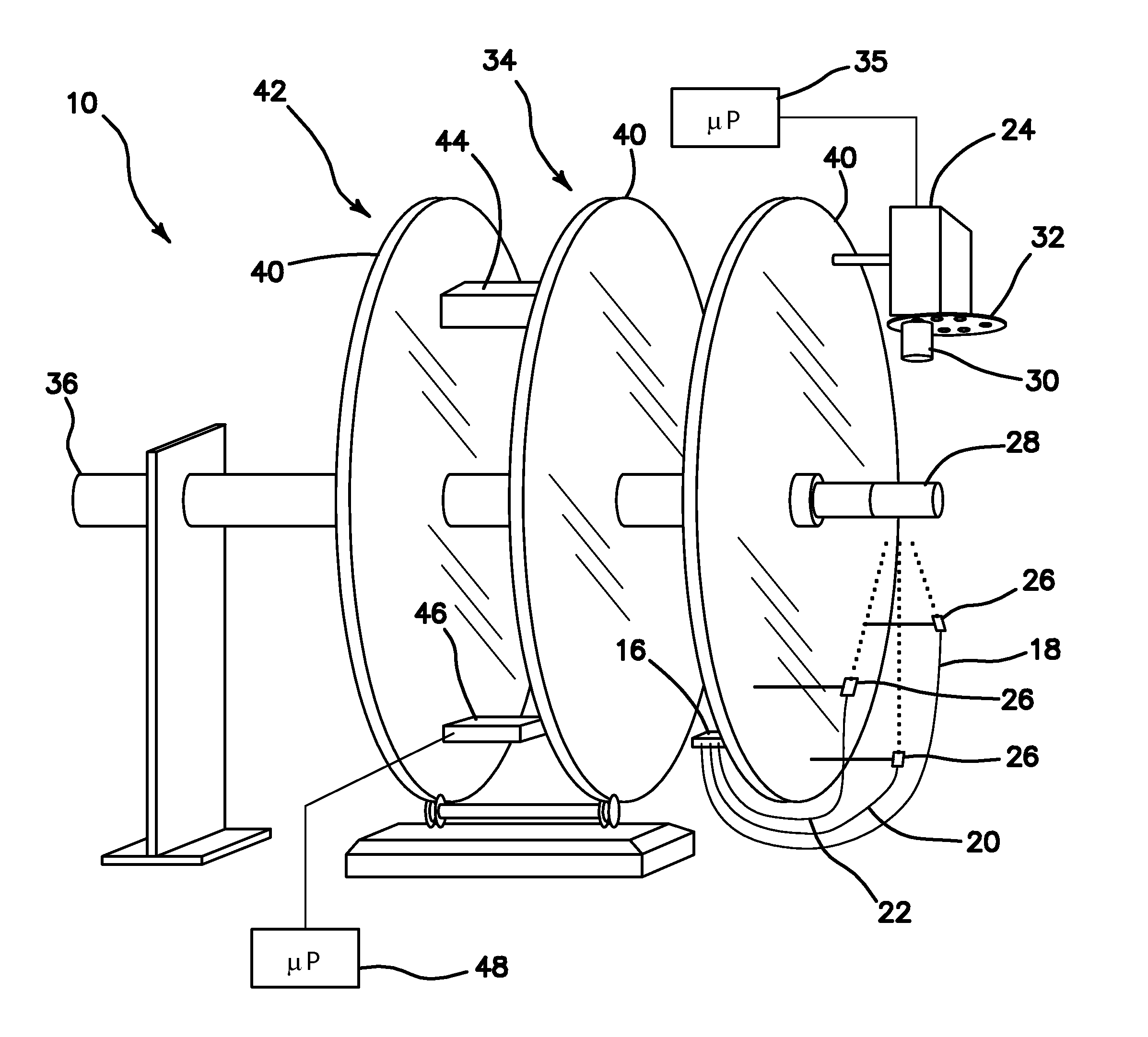 Apparatus and method for quantitative noncontact in vivo fluorescence tomography using a priori information