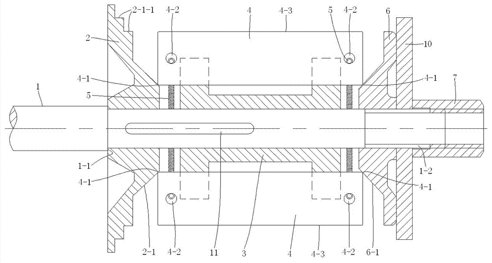 Bobbin fixing device