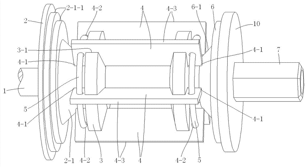 Bobbin fixing device