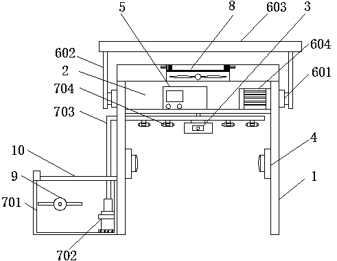 Public transport body temperature detection device based on Internet of Things