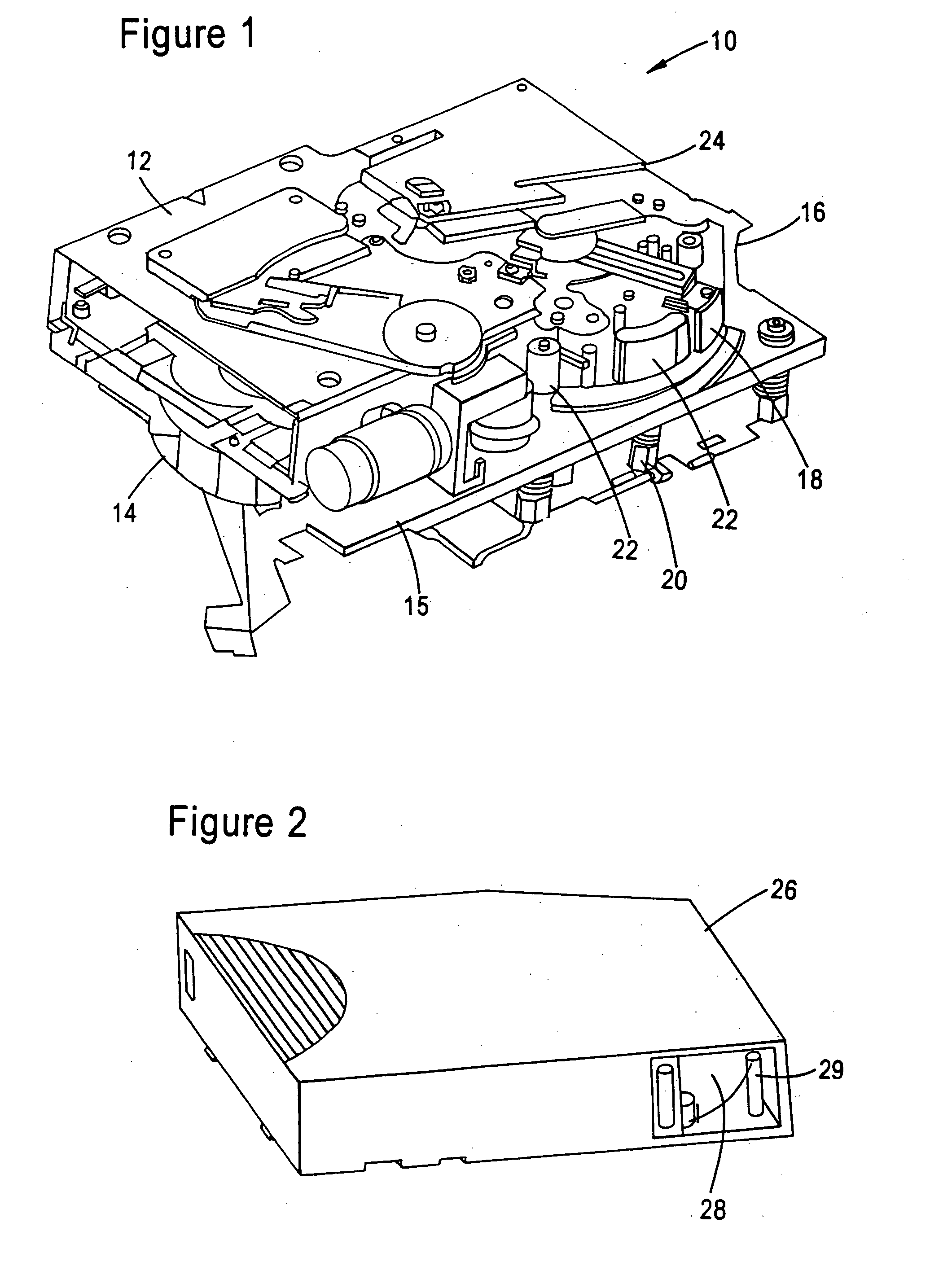 Motor/encoder assembly for tape drives