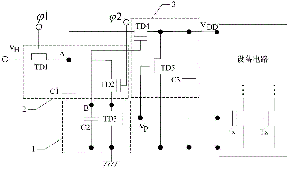 Adaptive voltage source, shift register and unit thereof, and display