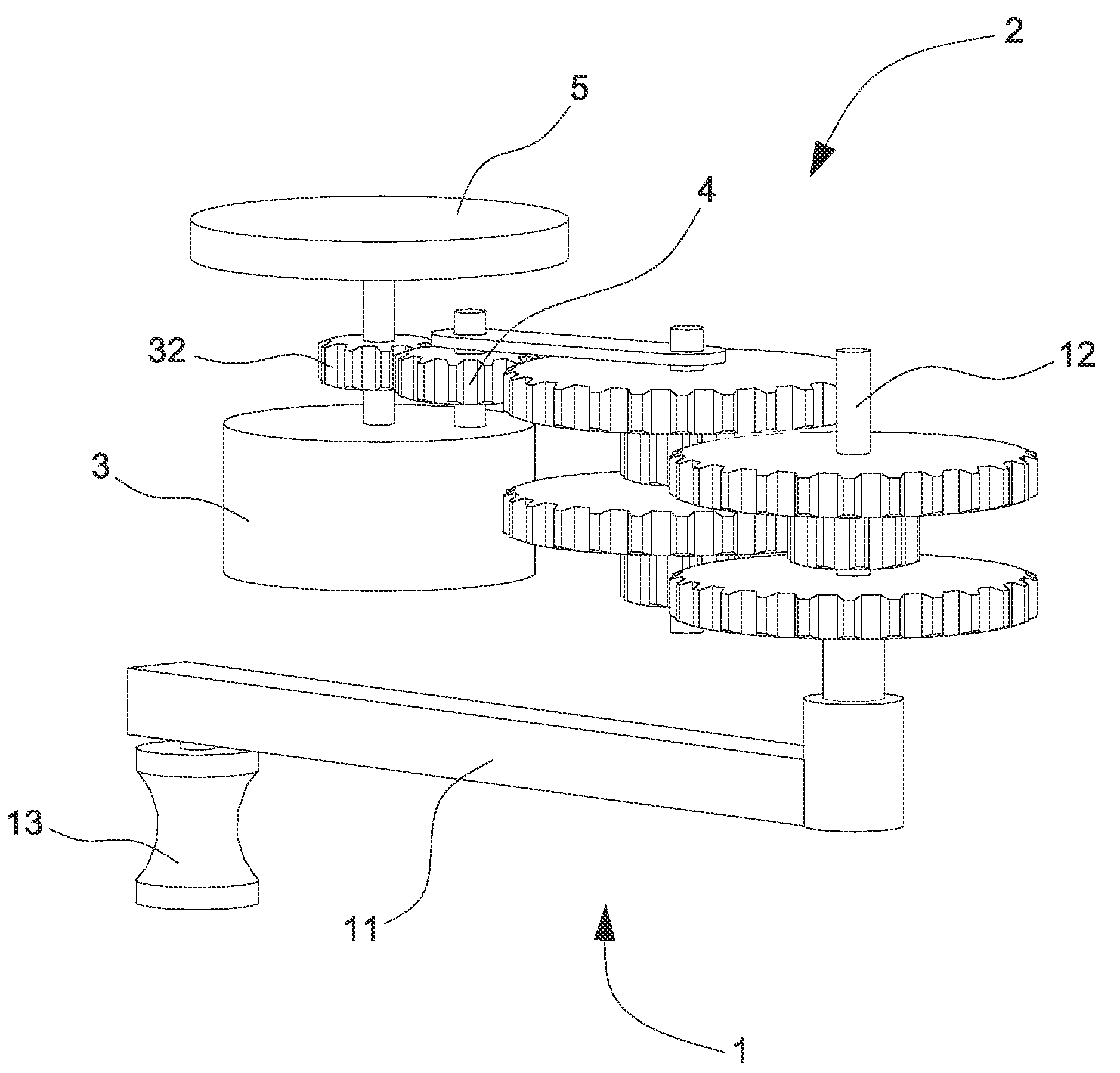 Hand crank generator