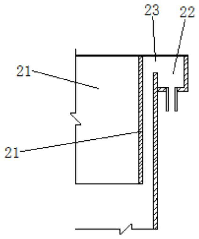 Vertical-flow sedimentation tank and sewage treatment system