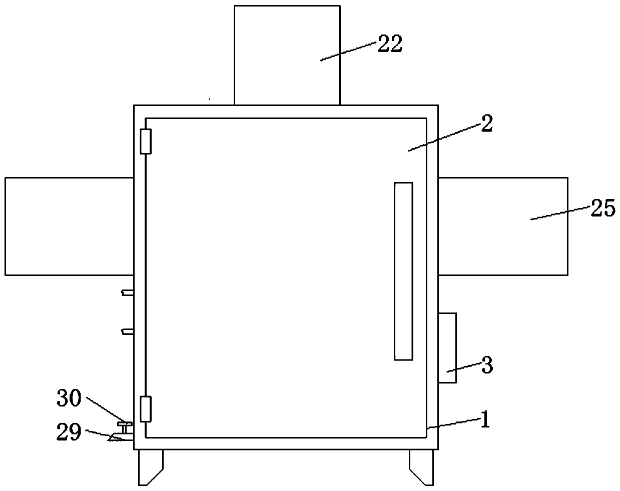 Surgical instrument disinfection device for ophthalmologic surgeries