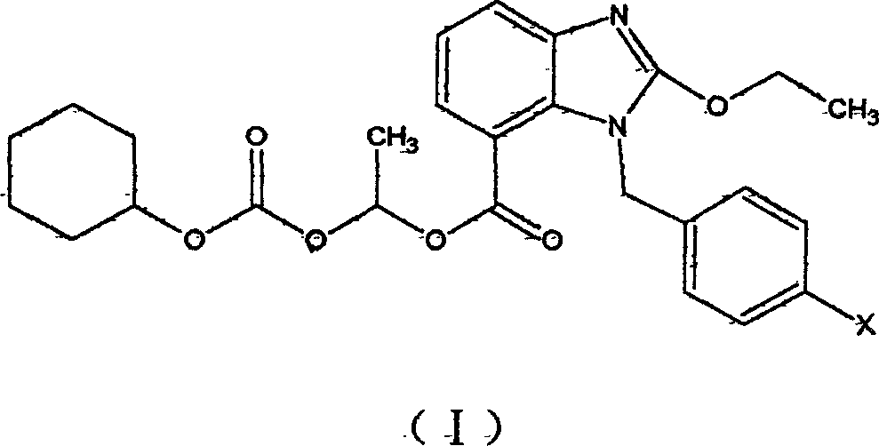 Ester compounds of bezimidazole and their preparations and uses in preparation of medicinal compound