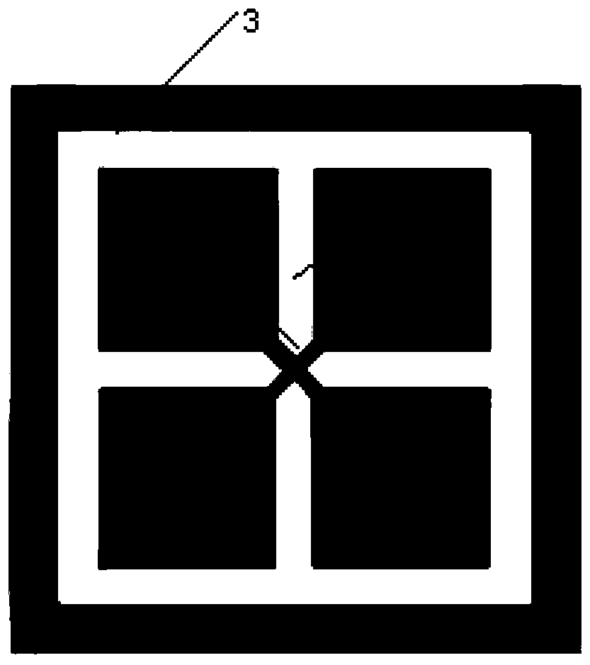 Symmetrical terahertz polarization insensitive artificial microstructure