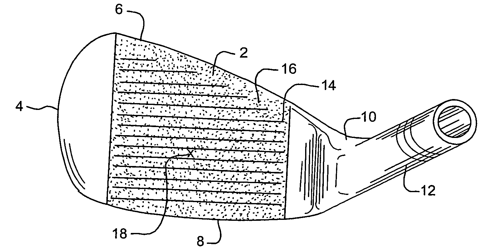 Variable scoreline golf club groove configuration