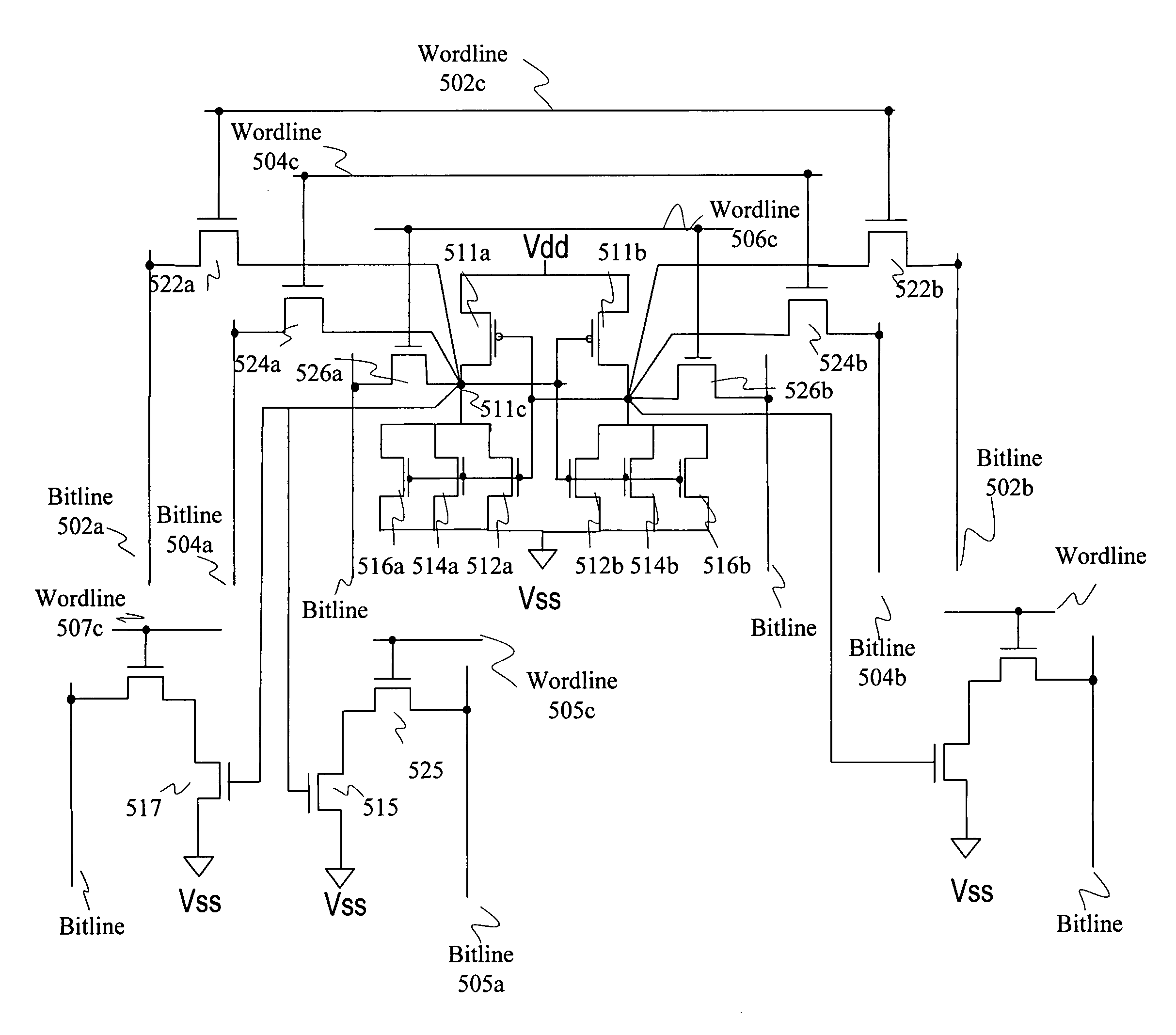 Modular design of multiport memory bitcells