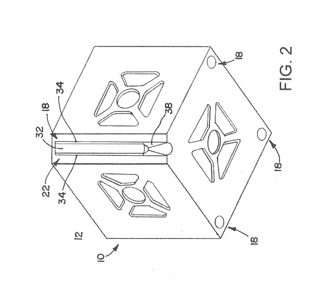 Satellite with integral thrusters