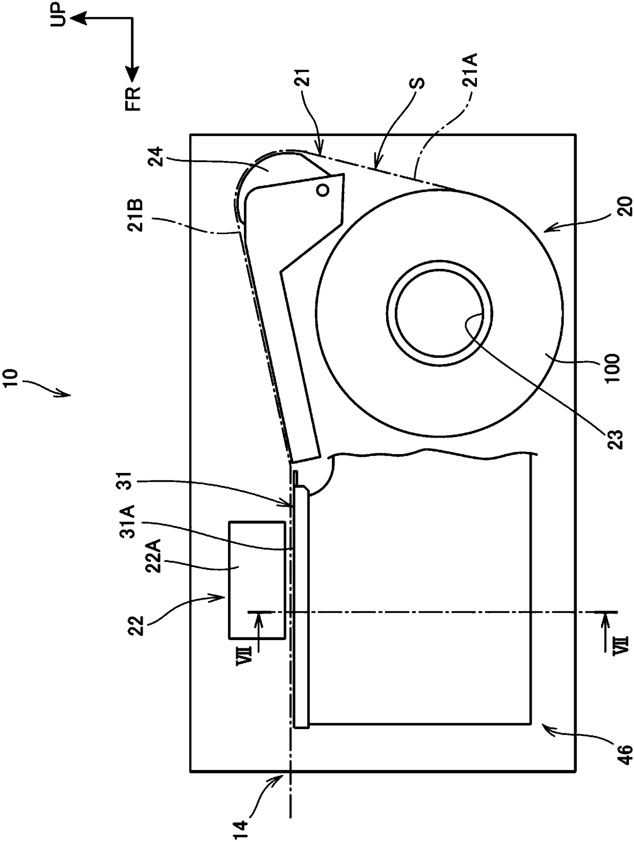 Printer and conveyance device