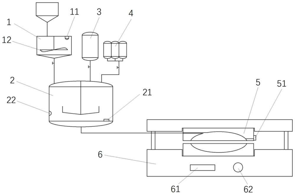 Polymerized product preparation system based on plant fiber mould pressing