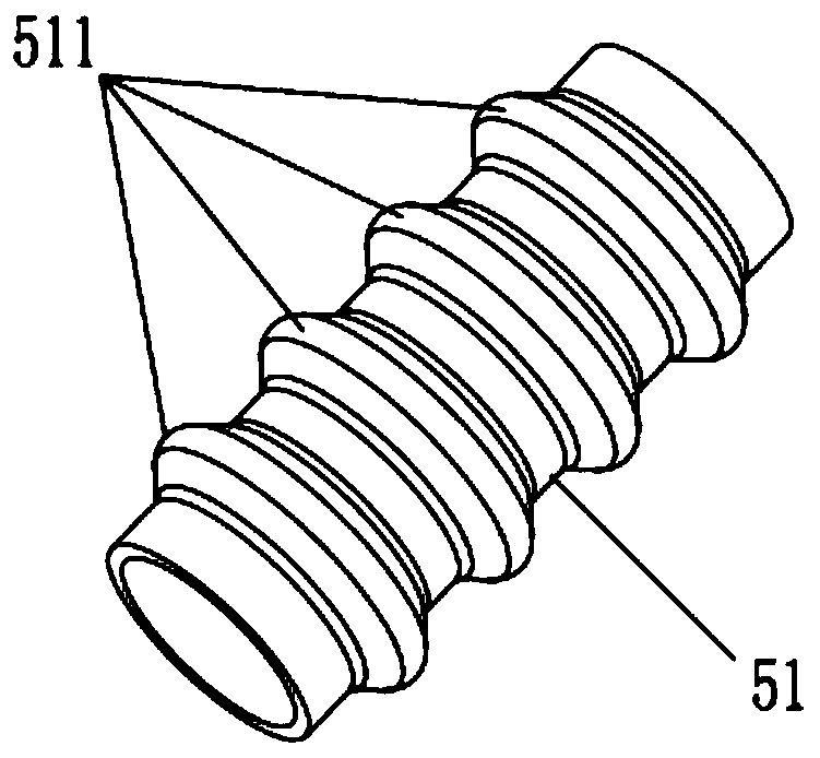 Charging loop cooling structure