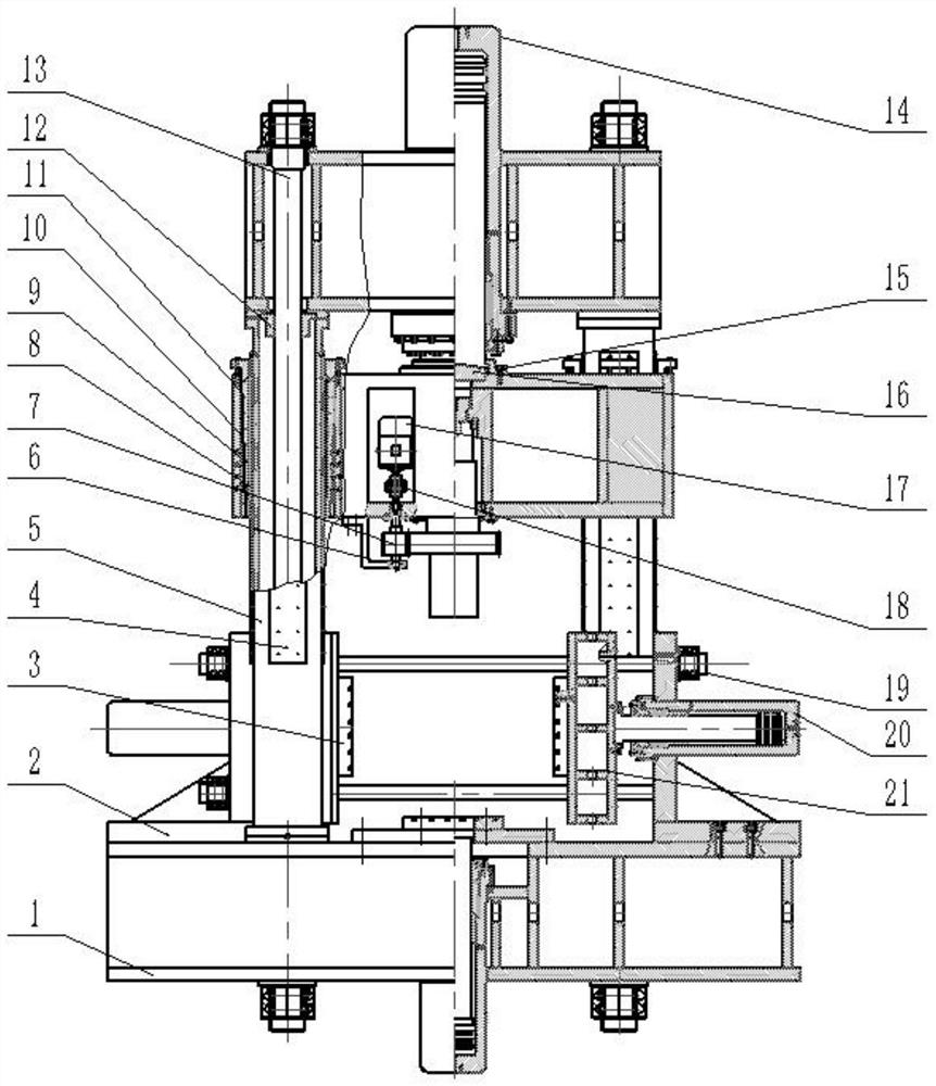 A multi-directional rotary forming hydraulic press