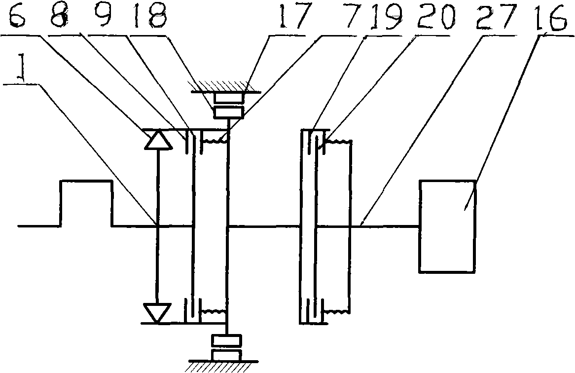 Power coupling and transmitting device for hybrid power vehicle