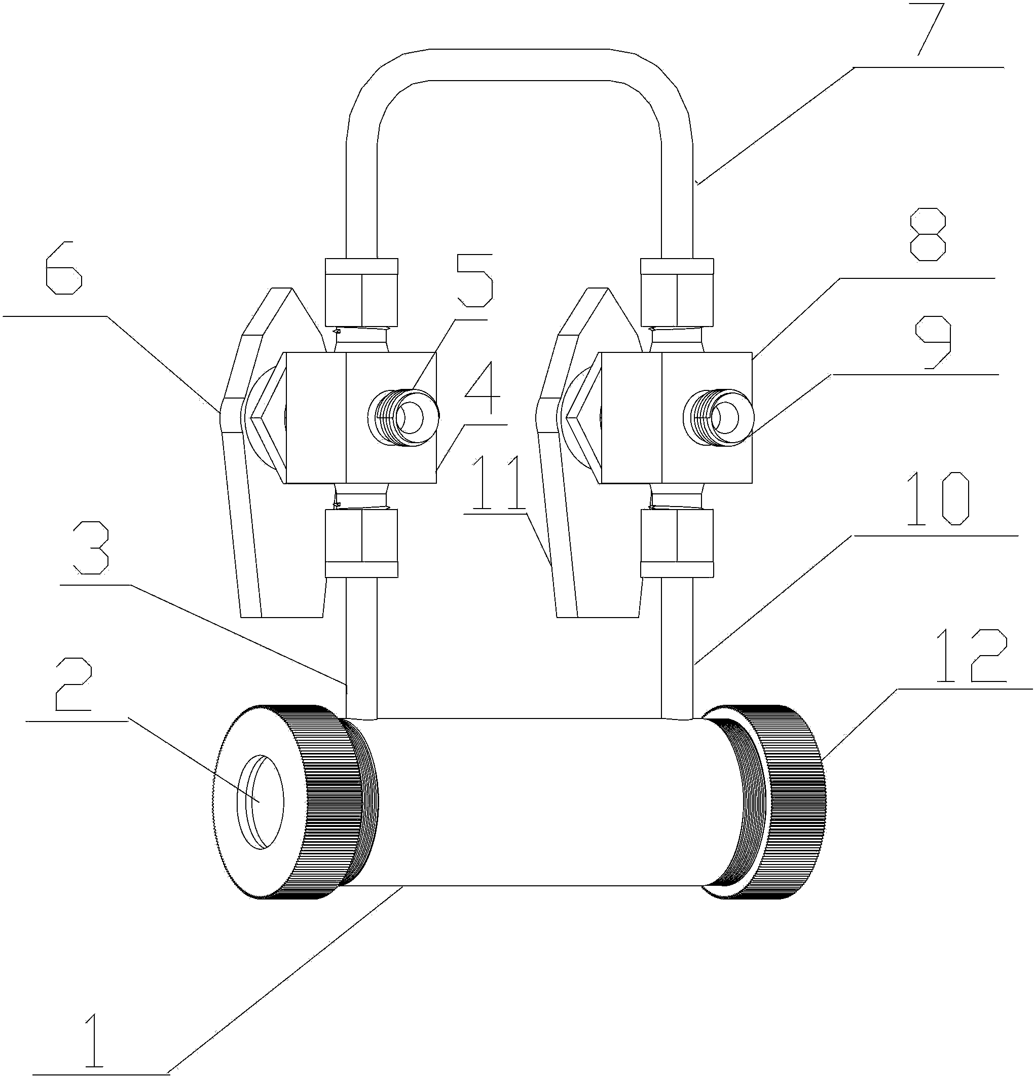 Sample cell for infrared detection of germanium tetrachloride and silicon tetrachloride