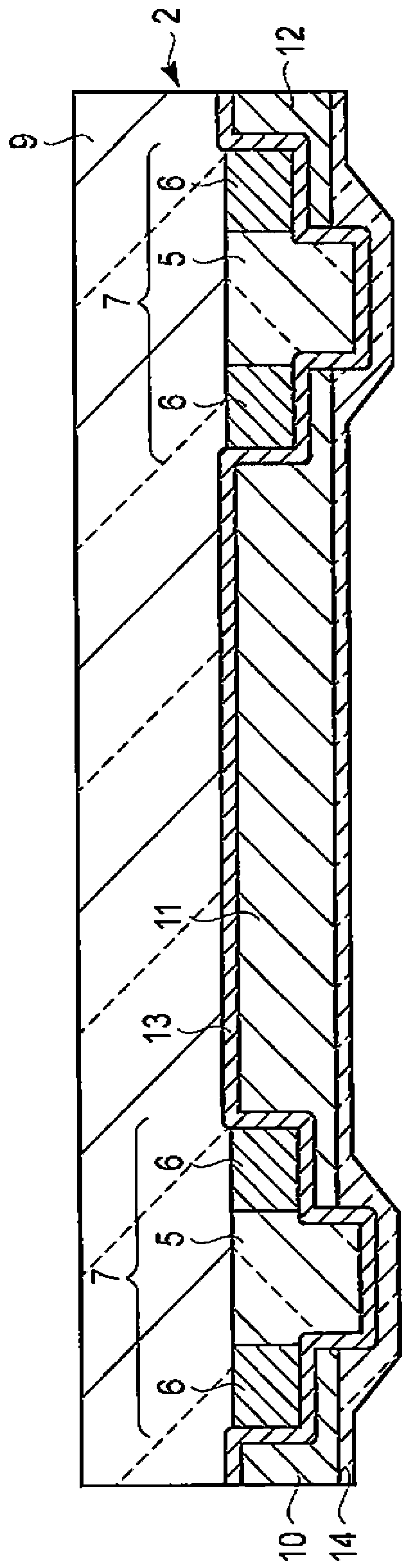 Liquid crystal display substrate and liquid crystal display device