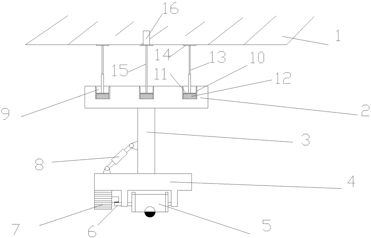 Granary food stock number monitoring device