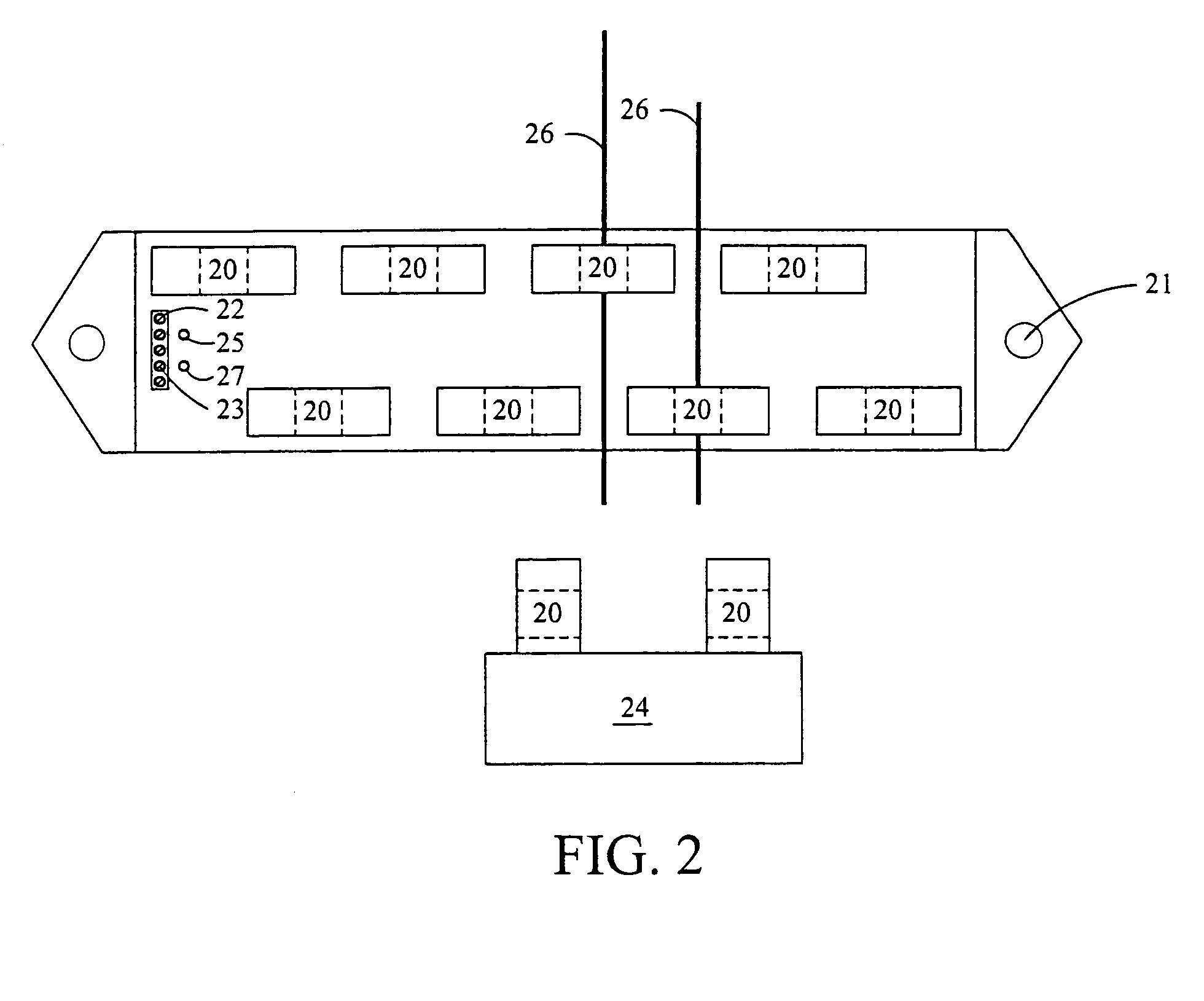 Multi-circuit direct current monitor with Modbus serial output