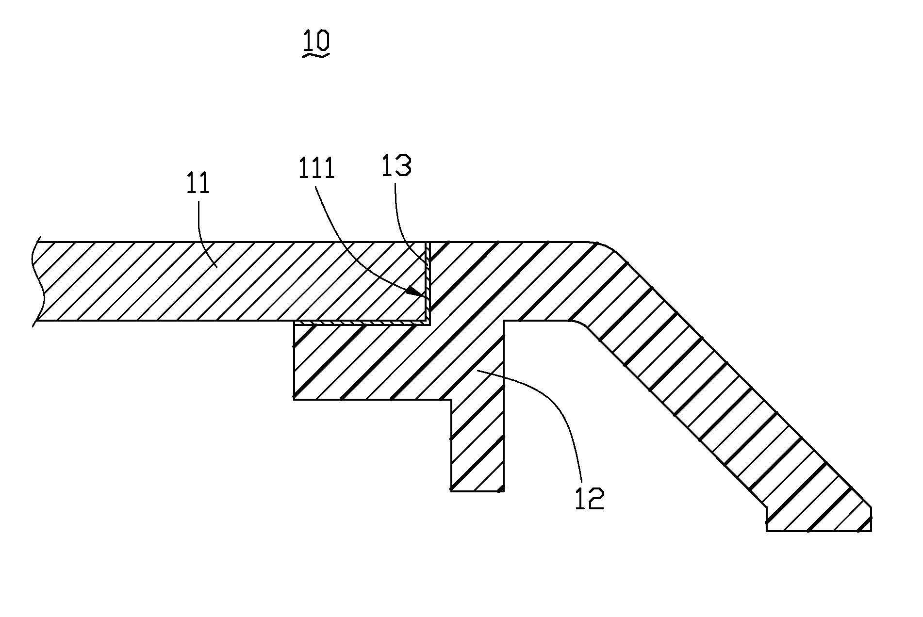 Insert-molded cover and method for manufacturing same