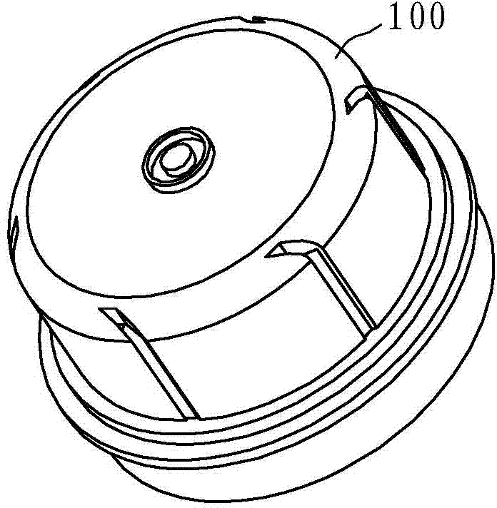 Output mechanism for water meter movement impeller boxes