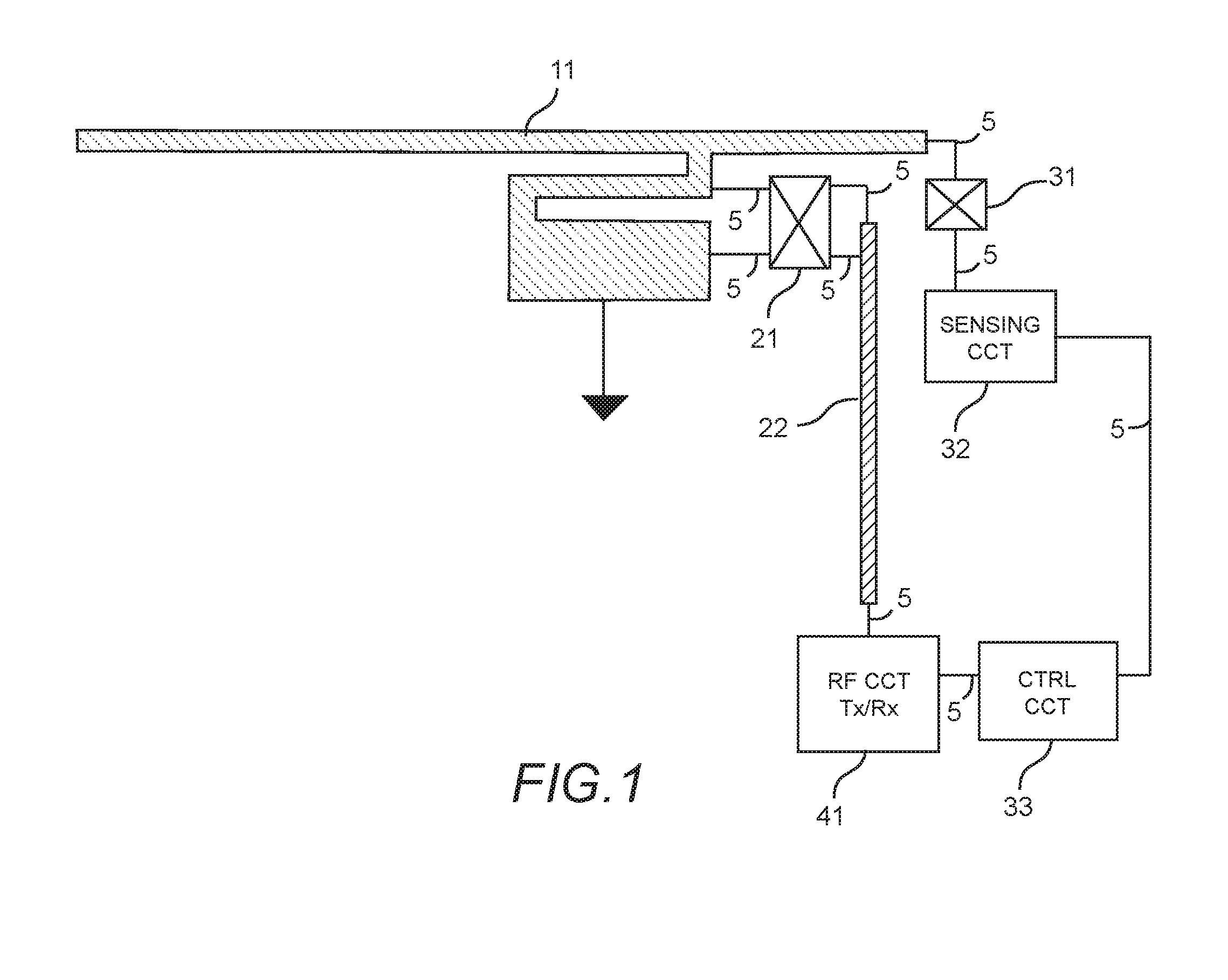 Hybrid antenna and integrated proximity sensor using a shared conductive structure