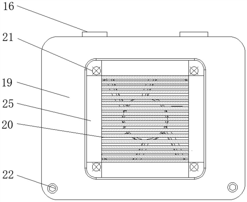 A heat dissipation structure for a water pump motor driver