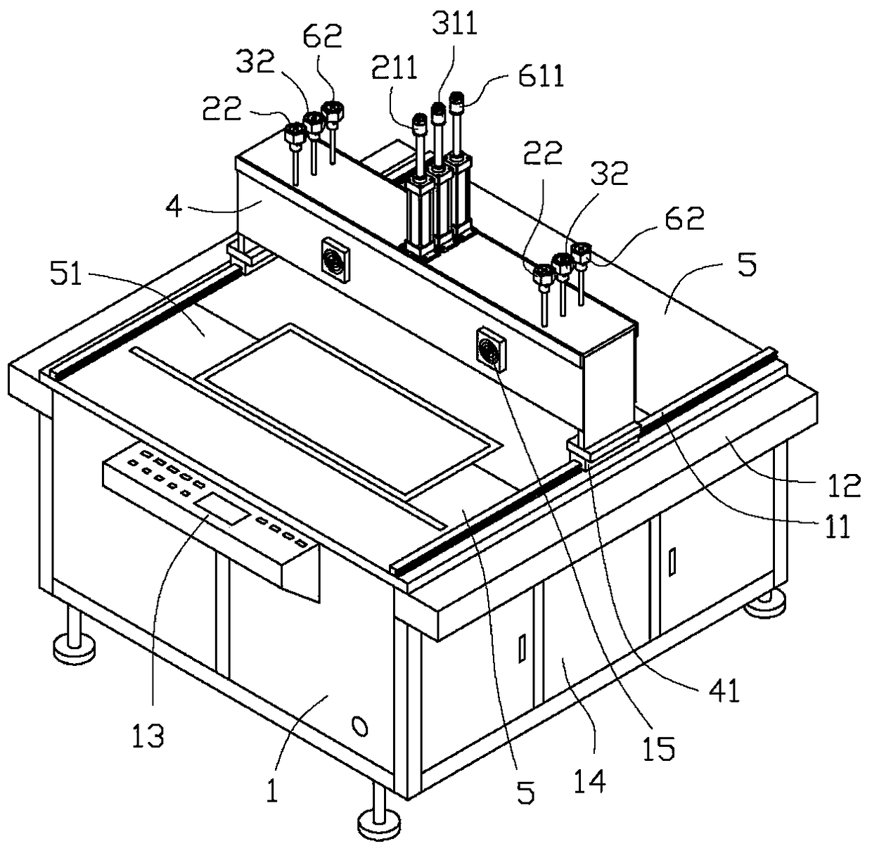 A kind of optical glue bonding equipment