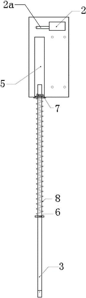 A space obstacle intercepting device for a mechanical construction hoist